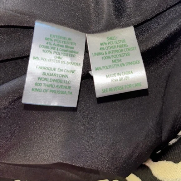 Lilly Pulitzer Akela Fit & Flare Strapless Zebra Jacquard Cocktail Dress Size 8 - Picture 10 of 11